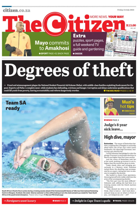 Cover of The Citizen (KZN)