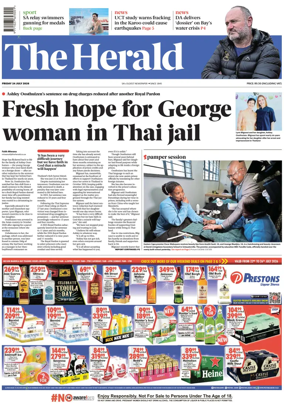 Cover of The Herald (South Africa)