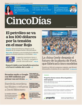 Cover of Cinco Dias
