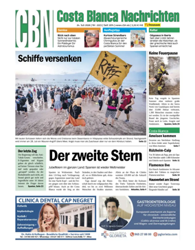 Cover of Costa Blanca Nachrichten