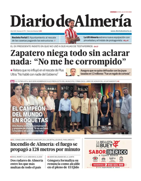 Cover of Diario de Almeria