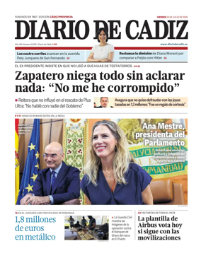 Cover of Diario de Cadiz