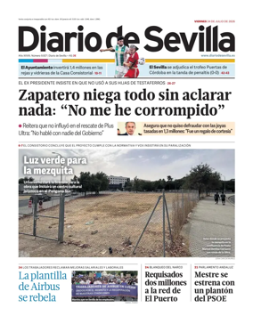 Cover of Diario de Sevilla
