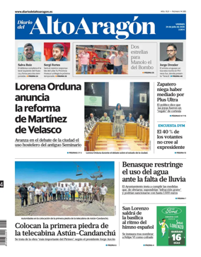Cover of Diario del Alto Aragon