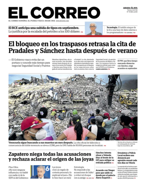 Cover of EL Correo (Alava)