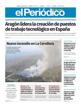 Cover of El Periodico Aragon