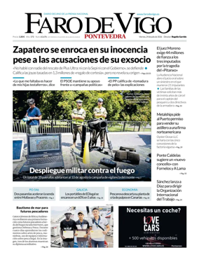 Cover of Faro de Vigo (Pontevedra)