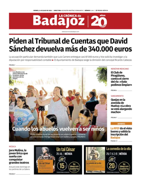Cover of La Cronica de Badajoz BE
