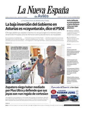 Cover of La Nueva Espana (Aviles)