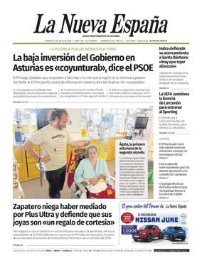 Cover of La Nueva Espana (Oriente)
