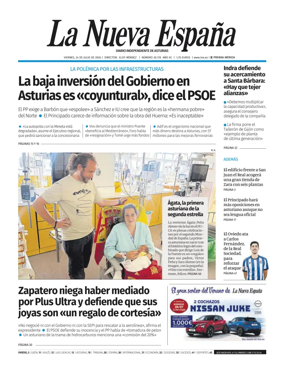 Cover of La Nueva Espana (Oviedo)