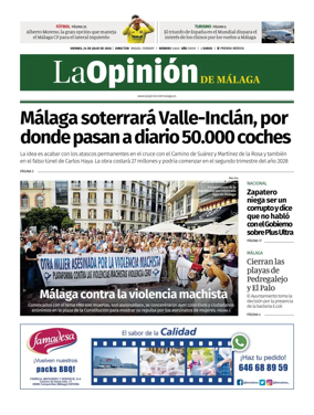 Cover of La Opinion de Malaga