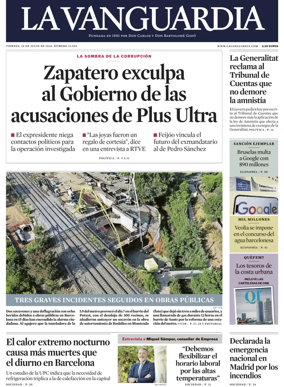 Cover of La Vanguardia (1st Edition)