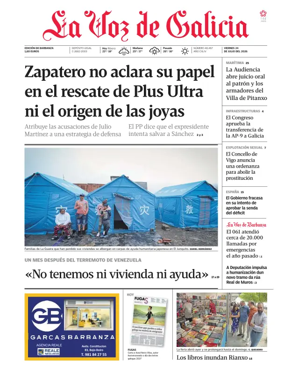 Cover of La Voz de Galicia (Barbanza)