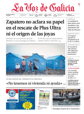 Cover of La Voz de Galicia (Carballo)