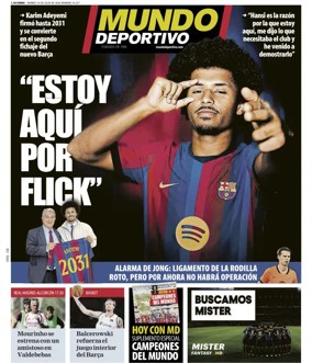 Cover of Mundo Deportivo (At. Madrid)