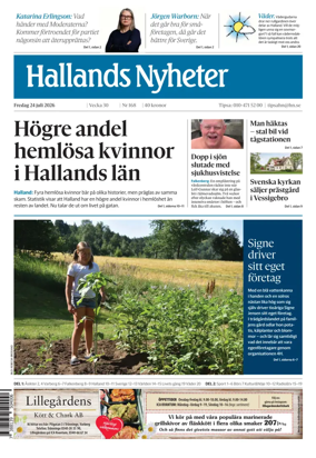 Cover of Hallands Nyheter