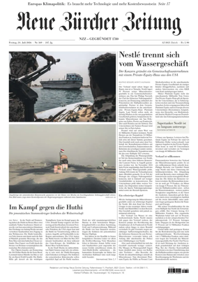 Cover of Neue Zurcher Zeitung