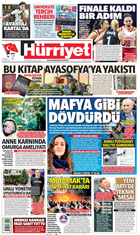 Cover of Hurriyet