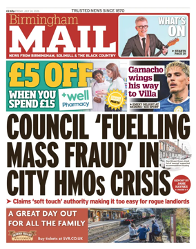 Cover of Birmingham Mail