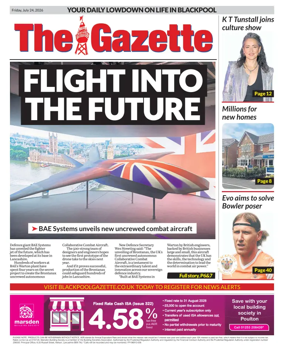 Cover of Blackpool Gazette