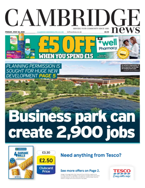 Cover of Cambridge News