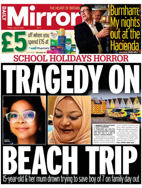 Cover of Daily Mirror
