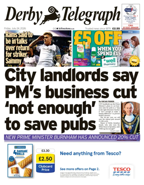 Cover of Derby Telegraph