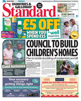 Cover of Dumfries & Galloway Standard