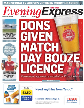Cover of Evening Express