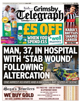 Cover of Grimsby Telegraph