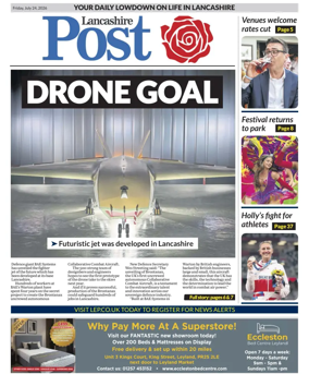 Cover of Lancashire Evening Post