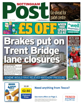 Cover of Nottingham Post
