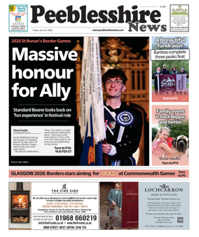 Cover of Peebleshire News