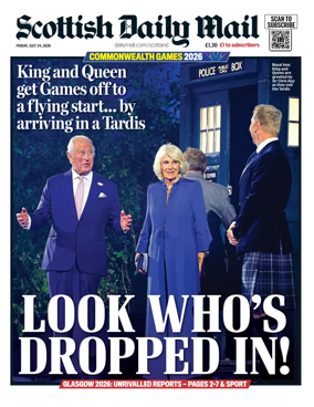 Cover of Scottish Daily Mail