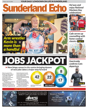 Cover of Sunderland Echo
