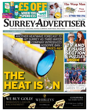Cover of Surrey Advertiser