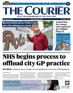 Cover of The Courier & Advertiser (Angus and Dundee)