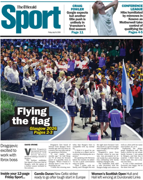 Cover of Herald Sport