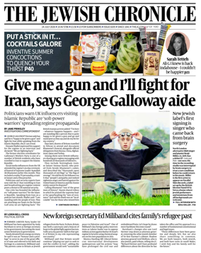 Cover of The Jewish Chronicle