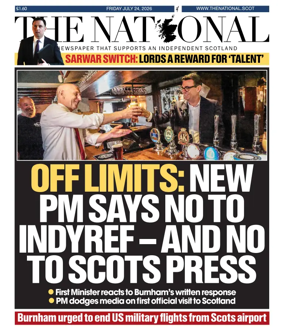 Cover of The National (Scotland)
