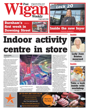 Cover of Wigan Evening Post