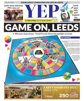 Cover of Yorkshire Evening Post