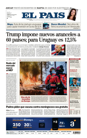 Cover of El Pais (Uruguay)