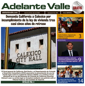 Cover of Adelante Valle
