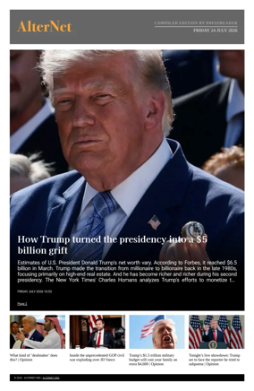 Cover of AlterNet