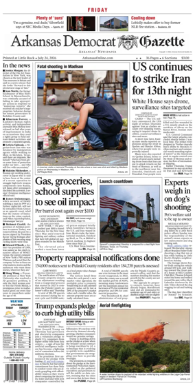 Cover of Arkansas Democrat-Gazette