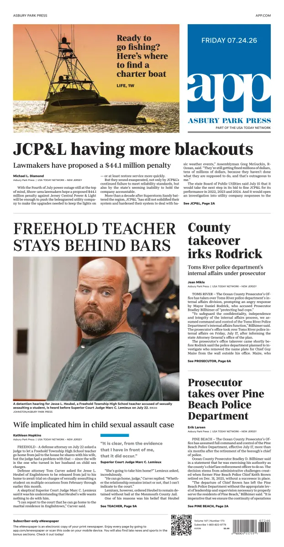 Cover of Asbury Park Press