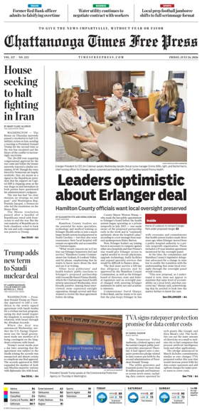 Cover of Chattanooga Times Free Press
