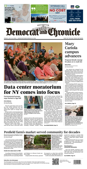 Cover of Democrat and Chronicle